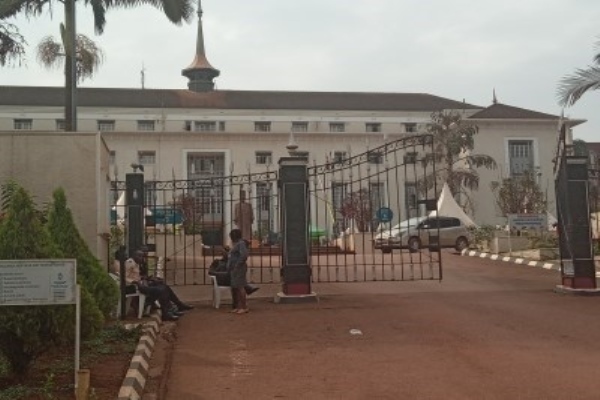 The Buganda Parliament. (Bulange)